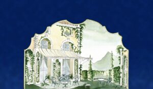 Terrace, Trapp Villa Rendering - The Sound of Music (1959)